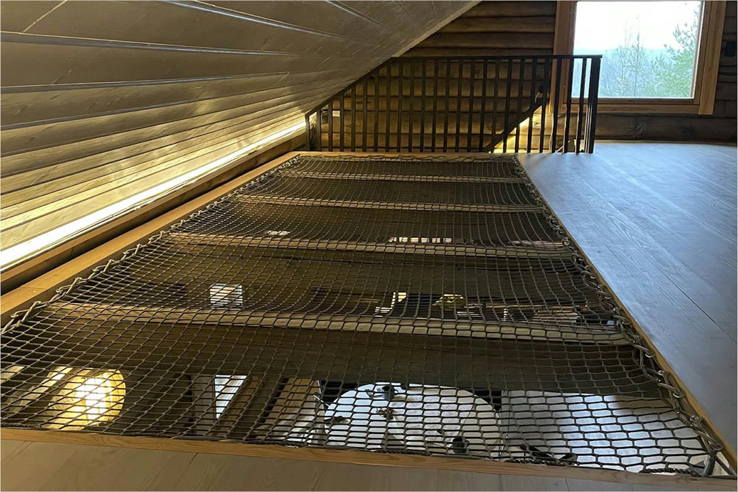 12 m2 sofa spændt ud over spærene Sofa over spær